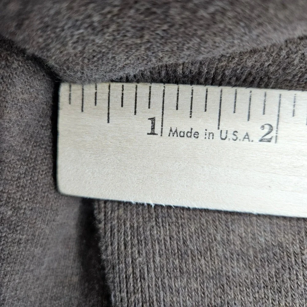 Polo Ralph Lauren Sweater Mens 4XB Shawl Collar Brown Elbow Patches Casual